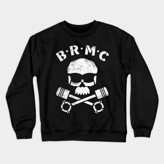 BRMC Skull Logo Crewneck Sweatshirt by Designwolf